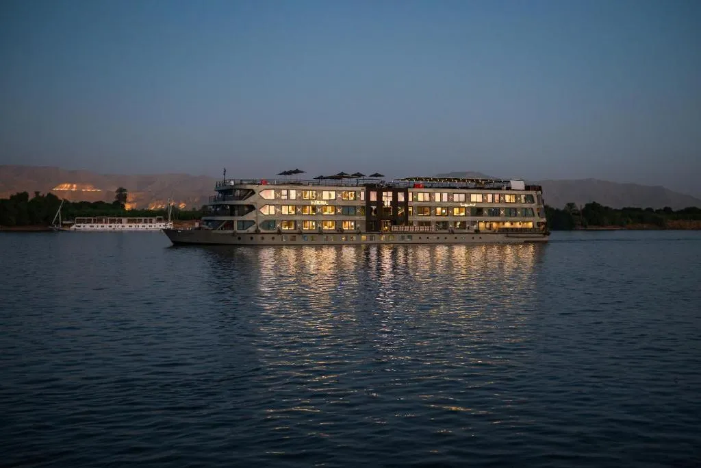 Exterior view of the Historia The Boutique Nile Cruise Nile cruise ship